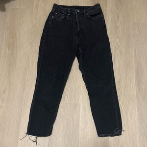 H&M Black Straight Leg Jeans